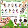 240 Pcs Little Jesus Figures Rubber Mini Jesus Figurines in Bulk Tiny Baby Jesus Loves You Figures With Bottle for Hide and Seek Easter Egg Fillers Egg Hunt Party Favors Gifts (10 Color*240) view 3