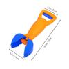 2Pcs S Sand Grabber Claw Scoops Lightweight Plastic Sand Mud Clips for Beach Sandbox Backyard Outdoor Play Easy Squeeze Handle Sky view 2
