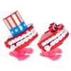Toddmomy 2Pcs Tooth Wind-up with Eyes Fun Clockwork for Dental Parties Birthday Smooth Craftsmanship Walking Teeth for Boys view 1