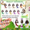 380 Pcs Little Jesus Figures Rubber Mini Jesus Figurines in Bulk Tiny Baby Jesus Loves You Figures With Canvas Bag for Hide and Seek Easter Egg Fillers Egg Hunt Party Favors Gifts (10 Color*380) view 3