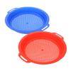2pcs Beach Sand Sifter Plastic Fine Mesh Sand Sieve for Outdoor Play for Boys Gift for Backyard and Beach Fun view 1