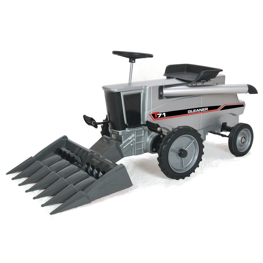 Scale Models Gleaner T71 Pedal Combine with Corn Head, Made in The USA FT-0978