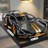 AoreSpty 1:14 Scale Black & Gold RC Supercar Kit - 1280+ Bricks, Remote & App Control, STEM Learning, Ultimate Gift for Car Enthusiasts view 4