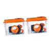 BESPORTBLE 2pcs Insect Observation Boxes with Magnifying Glasses Outdoor Adventure Storage Containers for Exploring Bugs Plants and Objects Educational Nature Exploration view 1