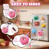 Air Dry Clay Kit for Kids - Fridge Magnets Making, 6 Boxes Modeling Clay with Sculpting Tools Tutorials, Ultra Light & Soft, Non-Toxic & Safe, DIY Arts and Crafts, Make Your Own Refrigerator Magnet view 2
