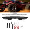 Keenso RC Rear Bumper, Premium Alloy Black, 1/10 Scale Cars Off Road Towing Capabilities Rustproof Texture for Terrain Navigation view 3