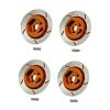 TTETTZ 4X 1/12 RC Wheel Brake Disc 12mm Hex Decoration Aluminum for Model Car MN128, Gold view 1