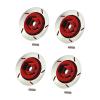 Menolana 4Pcs 1/12 RC Wheel Brake Disc,12mm Hex DIY Modified,Spare Parts,Aluminum RC Car Brake Disc for MN128 Truck Car, red view 1
