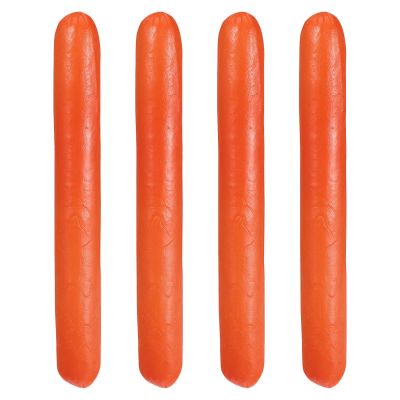 HEANUJJ 4pcs Realistic Hot Dog: Hot Dog Model Lifelike PVC Fake Food for Kitchen Staging Restaurant Display Party Decoration Photography Props