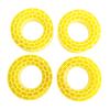 Keenso RC Tire Insert, Upgrade Double Layer Hollow Silicone Wheel Insert 1.55 Inch Water Proof (Yellow) view 1