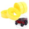 Keenso RC Tire Insert, Upgrade Double Layer Hollow Silicone Wheel Insert 1.55 Inch Water Proof (Yellow) view 4
