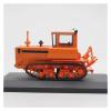 1:43 for DT-75 Track Tractor Alloy Car Orange Model Collectible Static Handicraft Display view 2