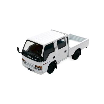 1:64 for Van White Alloy Car Model Transport Vehicle Convertible Carriage Version Collectible