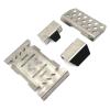 RC Upgrade Parts For YK4106 YK4107 1/10 Stainless Steel Metal Bumper For Chassis Protection Skid Plate RC Car Upgrade OP Accessories view 2