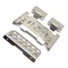 RC Upgrade Parts For YK4106 YK4107 1/10 Stainless Steel Metal Bumper For Chassis Protection Skid Plate RC Car Upgrade OP Accessories view 3