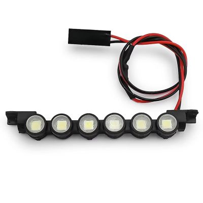 RC Car Lights For Bronco For Trx4-M For Defender 1/18 Lamps Roof Headlights Spotlight Lights Bar Rc Crawler Car Upgrade Parts(Size 1)