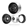 RC Crawlers Wheel Hub For Axial RBX10 For Wraith For TRX4 1/10 4Pcs Aluminum Alloy 2.2 Inch Beadlock Wheel Rims Hub RC Crawler Car Upgrade Parts(Silver) view 3