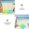 BESPORTBLE 4pcs Plastic Sand Buckets with Handles PE Beach Pails for Outdoor Water Play and Sandcastle Building Summer view 3
