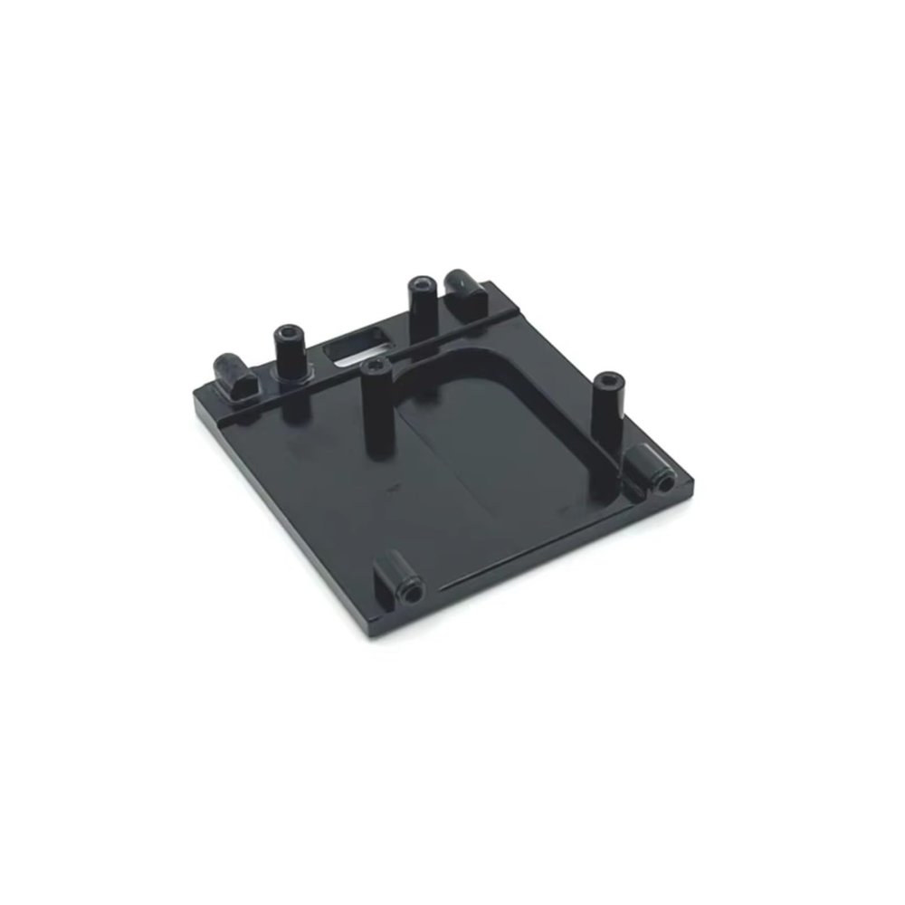 Rc Frame Plate For MN168 For MN78 For MN99S 1/12 Metal Gearbox Mount Base Motor Holder RC Car Upgrade Parts Accessories Replacement And Repair(Black)