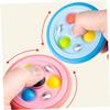 BESPORTBLE Funny Tire-Shaped Gyro for Creative Small Plastic Rotating with Smooth Edges Safe Bounce Spinning to Reduce Screen and Bring Happy Childhood view 4