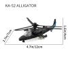 1/130 Scale Russian Kamov Ka-52 Alligator Helicopter Model Alloy Model Diecast Plane Toy for Collection view 2