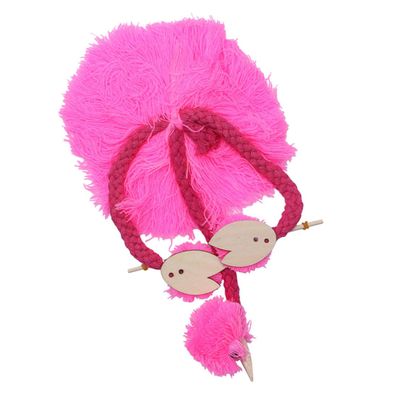 BESPORTBLE Plush Ostrich Marionette Puppet for Interactive String Puppet for Parent-Play Finger Dexterity Exercise Reusable Educational Theater Prop
