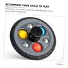 VICASKY Tyre Shaped Rotating Gyro for Plastic Manual Spinning Plaything Safe Grip Interactive Fun Gift for Boys view 3