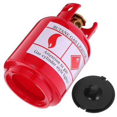 Abaodam Cute Gas Bottle Shaped Piggy Bank Decorative Coin Saving Pot Portable Money Jar for Adults Creative Desktop Ornament Gift for Birthdays Christmas and Home