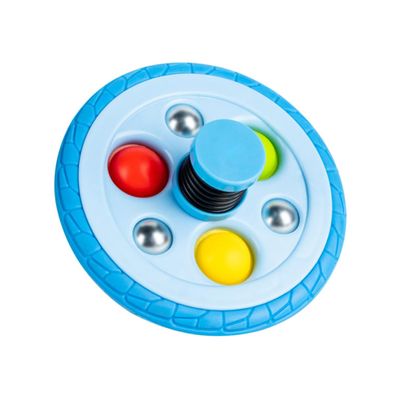 Wakauto Tire Shape Gyro for Cognitive Plaything with Rotating Bounce Design Plastic S Handheld to Stimulate and Creativity