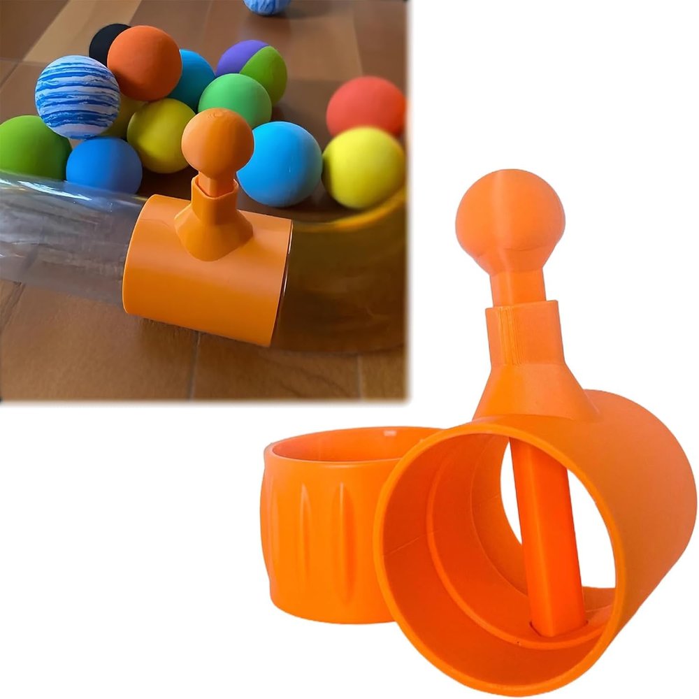 Door Stopper for Air Toobz, Ball and car Blocking attachments for Interactive, Educational Fun and Cause-and-Effect Learning (White)