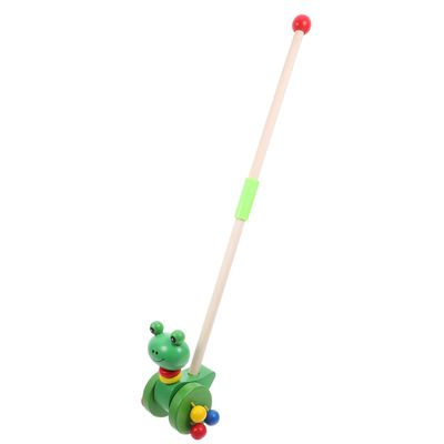 DECHOUS Cartoon Animal Walker Frog Push Cart for Boys and Walking Helper for Developing Posture and Gripping Skills Safe Push for Months First Birthday
