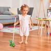 DECHOUS Cartoon Animal Walker Frog Push Cart for Boys and Walking Helper for Developing Posture and Gripping Skills Safe Push for Months First Birthday view 3