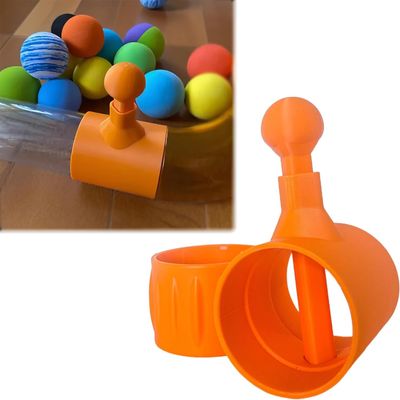 Door Stopper for Air Toobz, Ball and car Blocking attachments for Interactive, Educational Fun and Cause-and-Effect Learning (Orange)