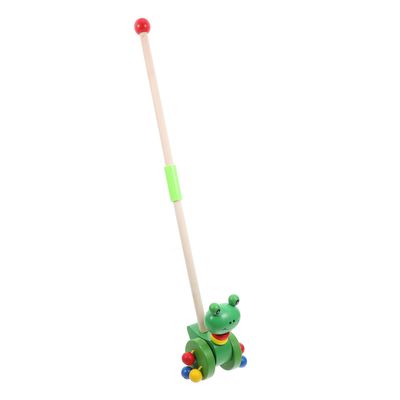 BESPORTBLE Pushing Cart for Walker Push with Cartoon Amphibian Pattern Gift for Months and Development