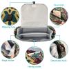 CZXW Baby Stroller Bag Floral Suzani Texture Stroller Caddy Organizer Bag with Adjustable Straps Non-slip Hook Large Storage for Strollers view 2