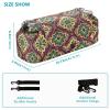 CZXW Baby Stroller Bag Floral Suzani Texture Stroller Caddy Organizer Bag with Adjustable Straps Non-slip Hook Large Storage for Strollers view 3