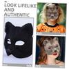 BESPORTBLE 2pcs Fox Animal Masks for Men and Women Playful Masquerade and Easter Carnival Costume Props Realistic Cosplay Accessories for Animal Theme Parties and Dress Up view 4