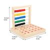 Abaodam Wooden Educational Abacus for Counting Teaching Aid Math Cognitive for Preschool Arithmetic Development view 2