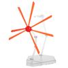 Abaodam Action Figure Display Stand with Special Effects Red Model Support Base for Dolls and Miniatures Versatile Scene Holder for Collectible Figures and Model Display view 1