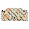 CZXW Baby Stroller Bag Geometric Modern Print Stroller Caddy Organizer Bag with Adjustable Straps Non-slip Hook Large Storage for Strollers view 1