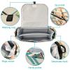 CZXW Baby Stroller Bag Geometric Modern Print Stroller Caddy Organizer Bag with Adjustable Straps Non-slip Hook Large Storage for Strollers view 2