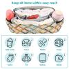 CZXW Baby Stroller Bag Geometric Modern Print Stroller Caddy Organizer Bag with Adjustable Straps Non-slip Hook Large Storage for Strollers view 3