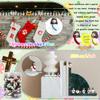 120 Pcs Little Jesus Figures Rubber Mini Jesus Figurines in Bulk Tiny Baby Jesus Loves You Figures With Bottle for Hide and Seek Easter Egg Fillers Egg Hunt Party Favors Gifts (10color120) view 4