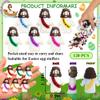 120 Pcs Little Jesus Figures Rubber Mini Jesus Figurines in Bulk Tiny Baby Jesus Loves You Figures With Bottle for Hide and Seek Easter Egg Fillers Egg Hunt Party Favors Gifts (6color*120) view 3
