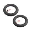 2pcs Thicken Inner Tube 10X2.50 10x2.5 Tube Innertube with Bent 90 Degree for Baby Stroller Pram Scooter 10 Inch(90 Degree) view 2