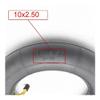 2pcs Thicken Inner Tube 10X2.50 10x2.5 Tube Innertube with Bent 90 Degree for Baby Stroller Pram Scooter 10 Inch(90 Degree) view 4