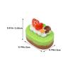 Toyvian 20pcs Miniature Doll House Cake Models Fake Fruit Dessert Decorations for DIY Crafting Mini Cake Model view 2