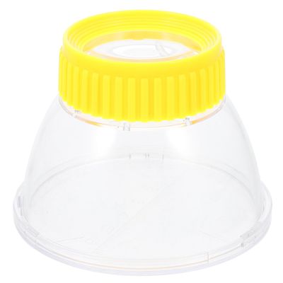 BESPORTBLE Portable Observation Cage with Magnifying Lid Transparent Science Exploration Box for Indoor Outdoor Nature Study and Bug Catcher