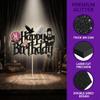 1Pack Addams Happy Birthday Cake Topper - Spider Web Thing Hand Girl Cake Decoration Addams Birthday Party Supplies For Kids And Fans Of The Iconic Character view 2