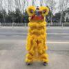 10 in Lion Dance Mascot Costume Chinese Traditional Dragon and Lion Dance for 125cm-155cm Height Party Carnival Festivall New Year, Halloween and School Events(Yellow,Large size) view 4